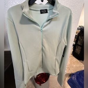 New top- NUX -Size XL- Teal/Green